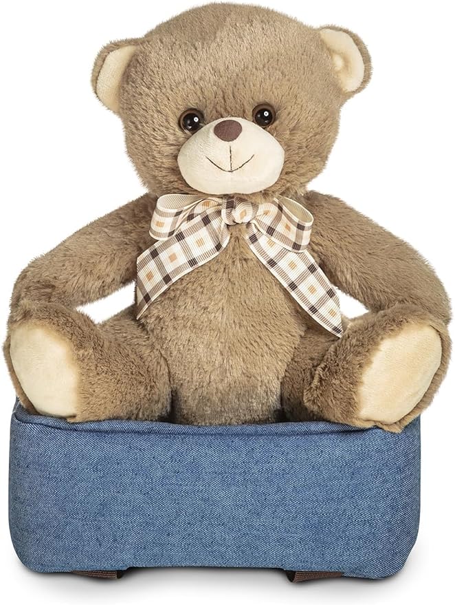Teddy Bear Backpack, Toddler Valentines Day Gifts, Toys for Kids 3-5, Teddy Bear Stuffed Animal 2 3 4 5 Year Old Girl Boy