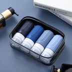 Mrsdry Travel Bottles for Toiletries, Tsa Approved 2oz Travel size Bottles, BPA Free Leak Proof Travels Toiletry Containers, Traveler Accessories with Toiletry Bag for Shampoo Liquid (4 Pack)