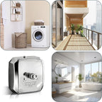304 Stainless Steel Retractable Clothesline with Adjustable Rope String for Hanging Drying Shower Room(Sliver Square)