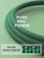 USB C Cable 6FT, 2Pack USBC to USBC Fast Charging Cable, iPhone 16 15 Charger Cable Long Type C Cord Nylon Braided Compatible with iPhone 17/16/15/Pro Max/Plus/Samsung Galaxy S23/LG and More-Green