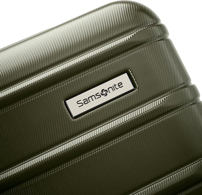 Samsonite Omni 2 Hardside 2 Piece Set - Includes Global Carry-On & Large Checked Suitcases - 360° Dual Spinner Wheels - Integrated TSA Lock & Expansion - Amazon Exclusive - Vita Olive