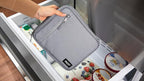 PackIt(R) Freezable Classic Lunch Box, Gray Fog, Built with EcoFreeze(R) Technology, Collapsible, Reusable, Zip Closure With Front Pocket and Buckle Handle, For Work Lunches and Fresh Lunch On the Go