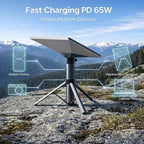 Starlink Mini Battery Pack 45000mAh 166Wh, 6–8H Runtime, All-in-One Tripod Power, IP67 Waterproof, USB-C PD Fast Charging for Camping RV Off-Grid