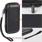 Case for Anker Magnetic Battery 10,000mAh Foldable Wireless Portable Charger, 633/622/621/321 5,000mAh Power Bank (MagGo) Holder, Storage for Baseus Power Delivery -Case Only (Black, Large)