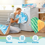 12 Pcs Island Oversized Microfiber Beach Towels Set 30 x 60 Extra Large Fiber Swim Pool Towel Absorbent Bath Blanket for Travel Vacation Accessories Gift Spa Soft Lightweight