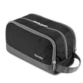 Gonex Travel Toiletry Bag Nylon, Shaving Bag Toiletry Organizer Black