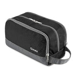 Gonex Travel Toiletry Bag Nylon, Shaving Bag Toiletry Organizer Black