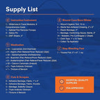 Adventure Medical Kits Mountain Series, Backpacker Medical Kit - 96 Pieces, blue/orange, one size (0100-1003)