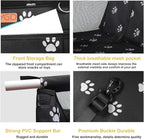BYGD Pet Dog Booster Seat, with Upgrade Support Rod, Breathable and Foldable Pet Car Basket, Pet Dog Car Portable Seat, Suitable for Small and Medium Pets