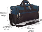 DALIX 17" Blank Duffle Bag Duffel Bag Travel Size Sports Durable Gym Bag