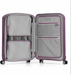 Traveler's Choice Pagosa Hardshell Expandable Luggage with Spinner Wheels, Mauve, 2-Piece Set (22/26)