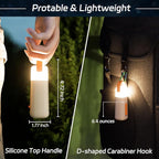 Camping Lantern, 350 Hours Running Time Rechargeable Lantern, 3200mAh Lantern Flashlight with 4 Modes, Waterproof Tent Light for Hiking, Emergency, Power Outages (Yellow 1PK)