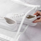 2 Pack Shoe Dryer Bag, Reusable Sneaker Dryer Bag for Shoes, 15.7x15.7 in Mesh Shoe Drying Bags with Zipper and Strap for Washing Machine