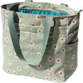 ESVAN Original Floral Tote Bag Large Shoulder Bag with Multi Pockets for Gym Travel Beach Daily Bags