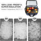 Soft Insulated Cooler Bag Collapsible Large Travel Coolers Soft Sided Coolers Ice Chest, Leakproof, Waterproof