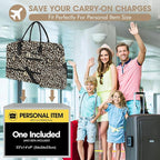 Travel Duffle Bag Weekender for Women - Carry-On Overnight Personal Item Bag with Shoe Compartment & Wet Pocket Large Weekend Tote Bags with Toiletry Hospital Bags for Labor and Delivery