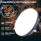 10000mAh 4000LM Camping Light 4 Light Modes Portable LED Camping Lantern Rechargeable Light 30W with Digital Power Display and Magnet , IPX5 Waterproof Tent Lights Power Failure Emergency Light