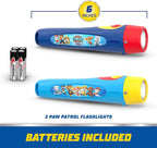 Energizer PAW Patrol Flashlights (2-Pack), Paw Patrol Toys for Boys and Girls, Great Lightweight LED Flashlights for Kids (Batteries Included)