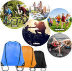Grneric 60 Pieces Drawstring Backpack Bulk Cinch Sackpack Ployster Drawstring Bags for Gym Party Trip(20 Colors)