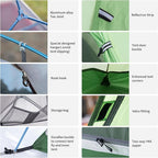 Naturehike Cloud Up Tent, Lightweight Backpacking Tents, Waterproof Ultralight Tent for Camping Hiking Backpacking