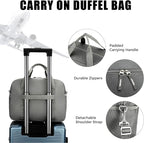 Uarition 14 inch Small Gym Bag for Men & Women, Mini Duffle Bag for Travel Sports, Lightweight Carry On Duffel Bag, Dark Grey