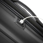 Samsonite Omni 2 Hardside Expandable Luggage with Spinner Wheels, 2-Piece Set (19/24), SOLID CHARCOAL