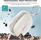Aircawin for Bose Ultra Open Earbuds Case Glitter,Cute Sparkle Bling for Bose Ultra Open Case Cover 2024,Soft TPU Cover for Bose Open Ear Earbuds Accessories with Carabiner and Cleaning Pen-Glitter