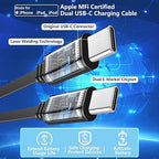 [Apple MFi Certified] Retractable Car Charger USB C, Braveridge 120W USB C Car Charger 4 in 1 PD/QC Type C Fast Charge Cigarette Lighter Adapter for iPhone 17/17 Pro Max/16 Pro/15/Galaxy S26/S25/Pixel