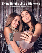 iWALK Upgraded Sparkly Portable Charger 22.5W, 5000mAh Power Bank for iPhone 17/16/15 Series, Mini Battery Pack with Built-in USB-C Connector Compatible with Samsung S25/24, iPad Pro/Air, AirPods