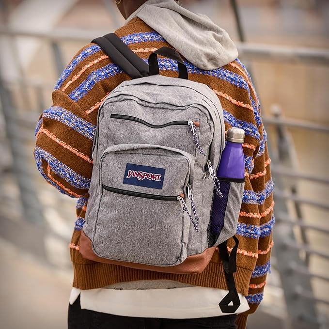 JanSport Cool Backpack with 15-inch Laptop Sleeve, Large Computer Bag Rucksack with 2 Compartments, Ergonomic Straps, Faded Sage