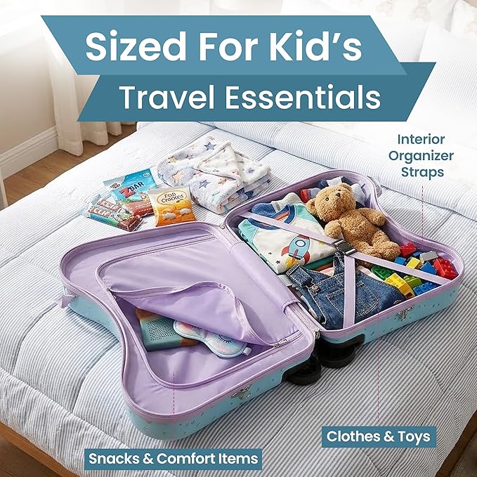 Bioworld Frozen Elsa and Anna Ride-On Luggage For Kids & Toddlers