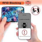 Mayski Credit Card Holder, RFID Blocking, Aluminum Alloy Hard Case, Small Mini Business Metal Wallet for Women Men, Mandala