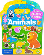 Walenced Reusable Sticker Book for Toddlers, Stickers for Kids, Toddler Sticker Book, Toddler Craft Activities, Toddler Travel Toys Boy Girl Birthday Gifts