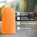 HEAROS Nanos NRR 28 Noise Cancelling Foam Ear Plugs - Extra Small Hearing Protection for Petite Ears - Ideal for Sleeping snoring Travel Concerts Sports Events and Shooting (25 Pairs)