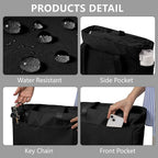 Women's Tote Bag with Zipper - Yoga Nurse Work Laptop Gym Dance Travel Diaper Bag with Compartments Multi Pocket
