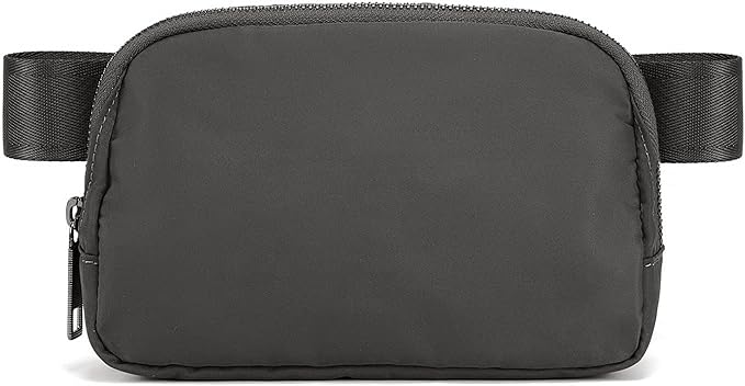 YOSHUYUKI Fanny Pack Crossbody Bag Trendy Waterproof Small Cross Body Purse for Women Men Fashion Waist Packs Mini Belt Pouch Chest Bum Hip Bag Lulu Dupes for Travel Vacation Running Dim Grey