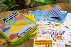 TS Shure by Bendon Paper Airplanes Mini Activity Tin with 20 Paper Airplanes and Sticker Sheet 50435