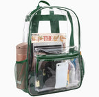 Trail maker Clear Backpack Heavy Duty with Padded Straps, Side Pockets for Kids, Boys, Girls, School, Stadium Approved Events