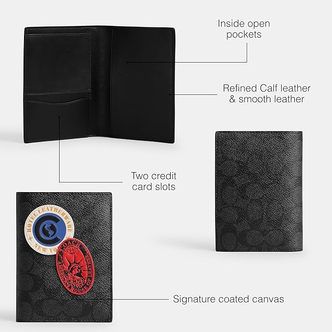 Passport Case in Natural Full-Grain Leather