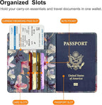 FINTIE Passport Holder, Slim Travel Wallet RFID Blocking Card Case Cover Passport Cover Protector Essentials with Credit Card Slots for Women/Men | Slim, RFID Blocking, Card Case Cover, Essentials, Credit Card Slots