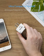 BESTEK Worldwide Travel Plug Adapter Set, Grounded Universal Power Plug Adapter for USA to US, EU, AU, UK, GE, HK and More- 8 Packs
