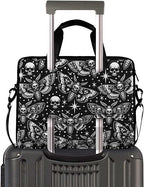 MNSRUU Laptop Bag for 15.6 inch Black Gothic Bats