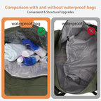 Gym Bags for Men with Side Pocket, 38L Sports Gym Duffle Bag with Wet Pocket&Shoe Compartment, Large Waterproof Sport Duffel Bag for Travel, Sports, Workout(Olive Green)