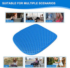 Large Gel Seat Cushion for Long Sitting with Non-Slip Cover,Soft & Breathable,Seat Cushion for Chair,Car,Office,Desk Chair,Wheelchair
