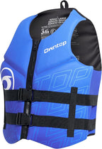 Owntop Swim Vest Adult Water Sport Vest Neoprene Floaties for Swimming, Boating, Kayaking, Fishing | Adjustable Zipper Dual Buckle Foldable Buoyancy Jacket