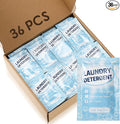 Leelosp 36 Pcs Individual Travel Laundry Detergent Bulk Travel Size Laundry Detergent Packets Portable Single Use Liquid Soap for Traveler Hostel Essentials Cleaning