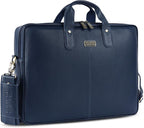 HAMMONDS FLYCATCHER Genuine Leather Laptop Bag for Men, Padded 15.6" Laptop Sleeve, Leather Messenger Bag for Men Briefcases