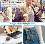 [Secure Lock] for Bose Ultra Open Earbuds Case(2024), TUDIOW Clear TPU Shockproof Protective Cover for Bose Open Ear Wireless Earbuds Accessories with Cleaning Kit & Keychain (Clear Grey)