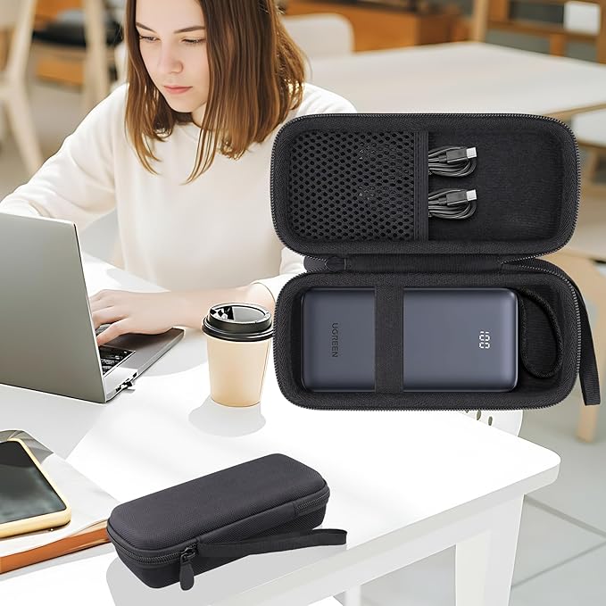 Aenllosi for UGREEN Nexode Power Bank 20000mAh 45W Hard Carrying Case,UGREEN Power Bank Organizer (Case Only)