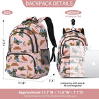 rickyh style School Backpack Travel Bag for Men & Women Lightweight College Back Pack with Laptop Compartmen